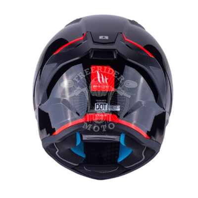 Мотошлем интеграл MT STINGER 2 Solid черный глянцевый 5