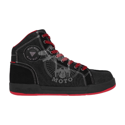 Мотокеды MadBull Sneakers Black Neon Red 2