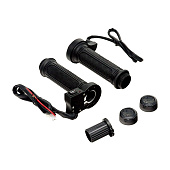 Грипсы для мотоцикла Hot Grip 22мм с подогревом FRM-01063 чёрные