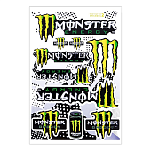 Наклейки для мотоцикла Monster Energy Одна банка 300x450 мм белый 1