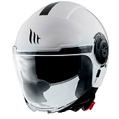 Мотошлем MT OF502SV VIALE SV Solid A0 3 4 белый 1
