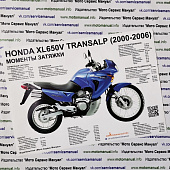 Плакат Honda XL650v TransAlp (00-06) 2