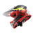 LS2 Мотошлем кроссовый MX437 FAST CRUSHER черно-красный 6