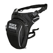 Сумка на бедро Rock Biker черная 1