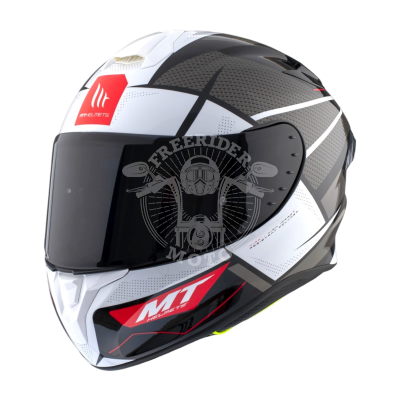 Мотошлем интеграл MT FF106 TARGO PRO PODIUM B0 белый 3