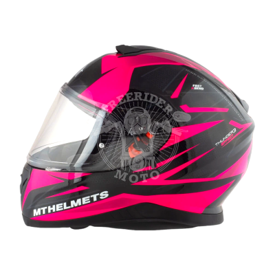 Мотошлем интеграл MT THUNDER 3SV EFFECT черно-розовый 1