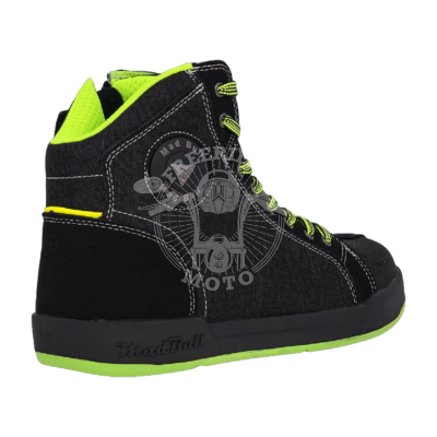 Мотокеды MadBull Sneakers Black Neon Green 4
